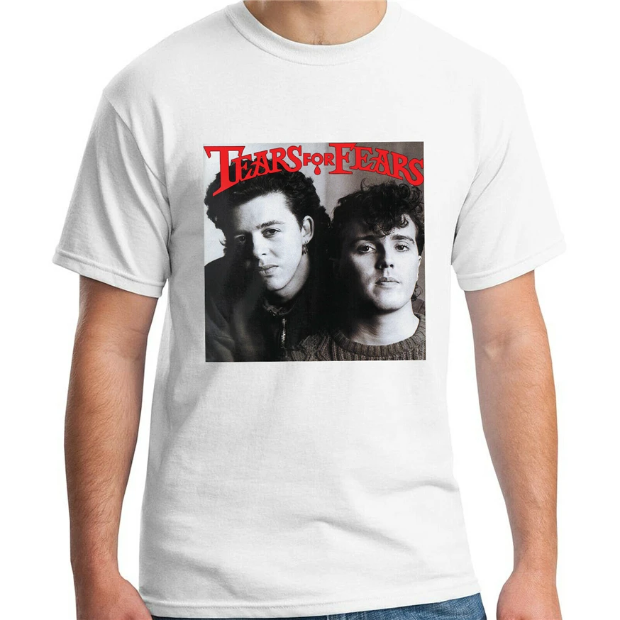 Группа Tears For Fears английский рок чехол для браслета белая футболка Размер Cotton