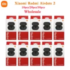 Оптовая продажа оригинальные Xiaomi Redmi Airdots 2 беспроводные наушники Bluetooth игровая гарнитура ИИ управление наушники 10-50 шт. Бесплатная доставка