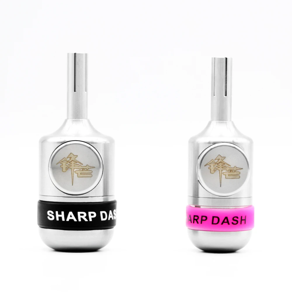 

New Products Stainless Steel Tattoo Grips With Magnetic Needles Holder KeepThe Needles Close To The Tips Non Slip Design