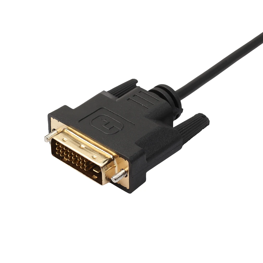 Универсальный двухзвеньевой ТВ-Кабель 1 8 м/3 м/5 м с DVI D на DVI-D золотистый Мужской