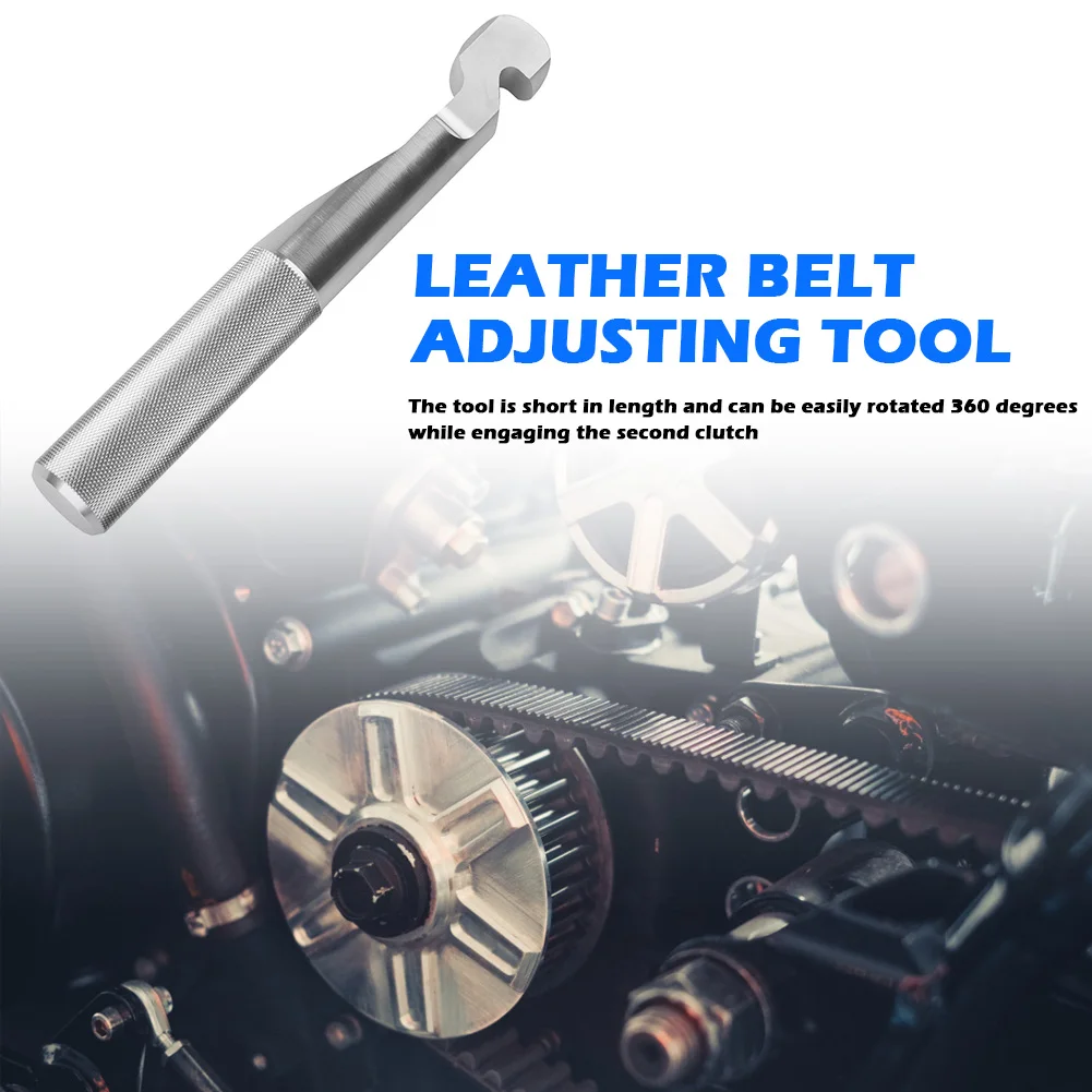 

Aluminum Black/Silver Drive Belt Adjusting Tool Belt Changing Tool for Polaris RZR XP 1000 900 RZR-S 1000 Belt Removal Tool