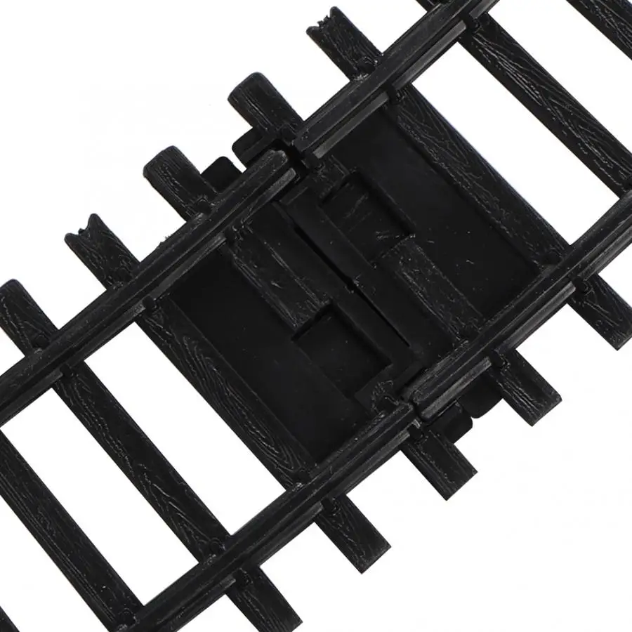 Рождественский стиль электрическая железная дорога игрушка DIY собранная