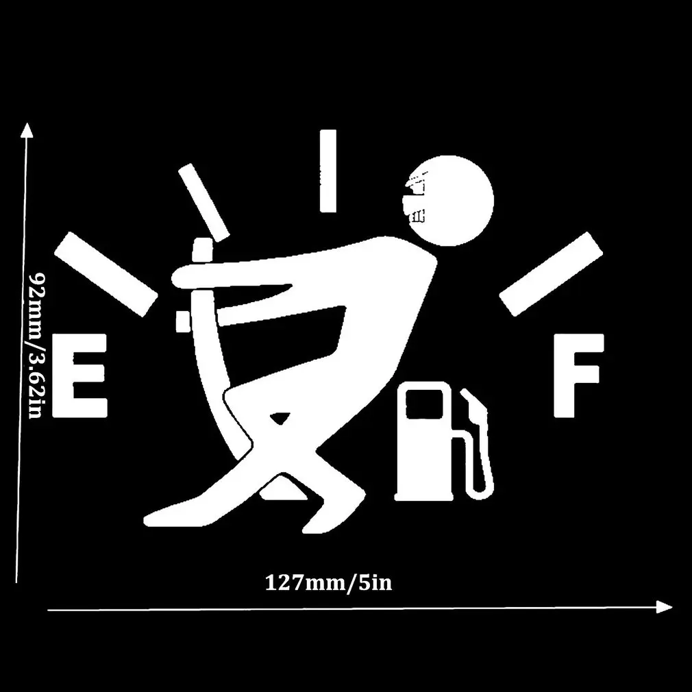 

Funny Fuel Tank Is Not Enough Oil The Fuel Tank Is Empty Safe Car Sticker Easy to Install Car Sticker