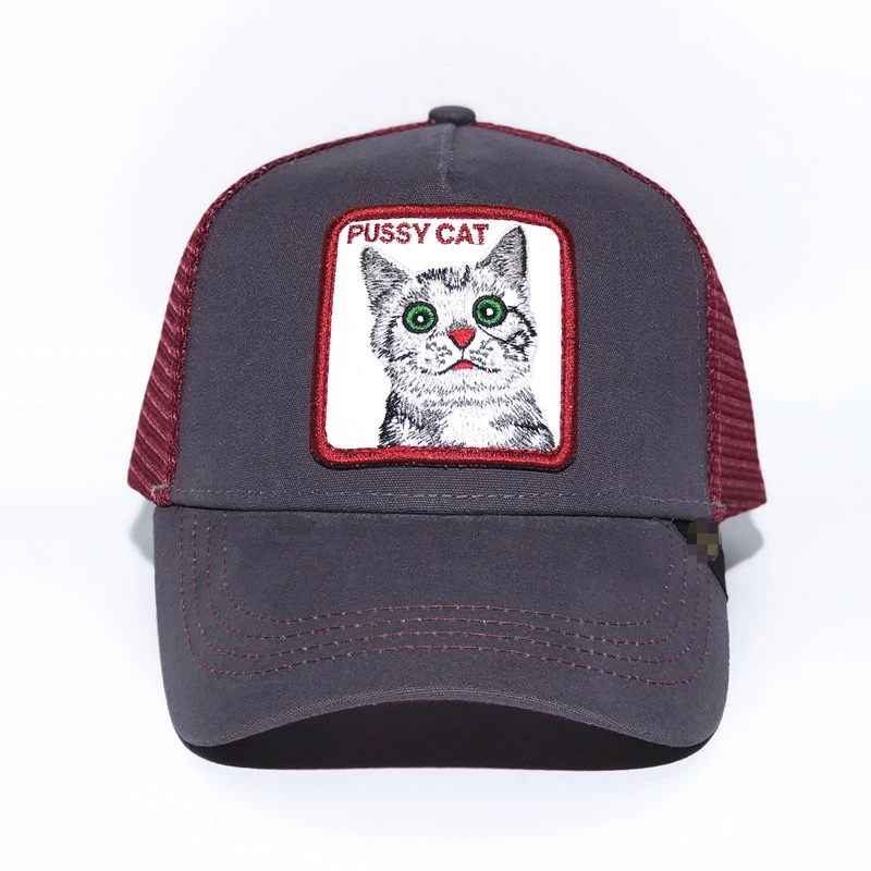 Hip Hop Hat Summer Embroidery Animal Baseball Caps women/men Shade Mesh Adjustable Cap Snapback For Men Bone | Аксессуары для