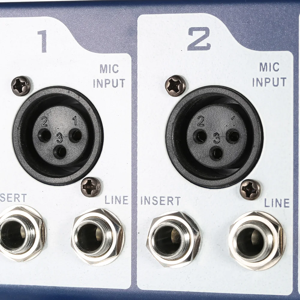 Профессиональный Металлический 4-канальный микшерный пульт Muslady F4 3-полосный