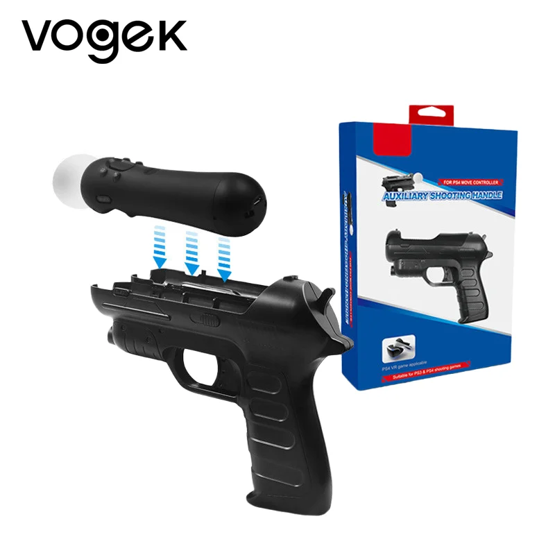 1 пара креативный пистолет Стыковая Тип Джойстик управления насадка для Playstation 4