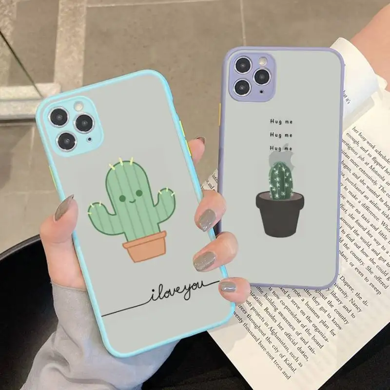 

Yinuoda Plant Cactus Phone Case for iPhone 11 12 13 mini pro XS MAX 8 7 6 6S Plus X 5S SE 2020 XR case