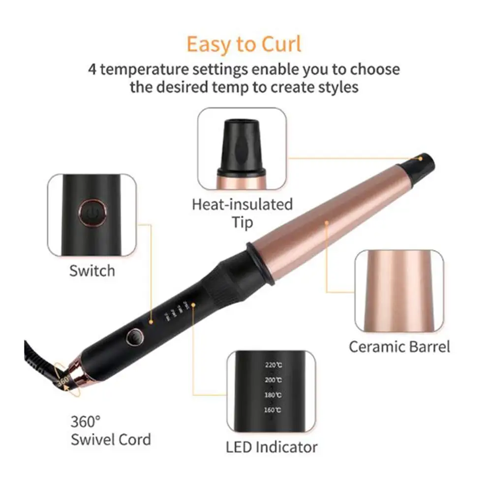 Профессиональная Серия щипцы для завивки волос 1 1/2 дюйма удлиненные 2