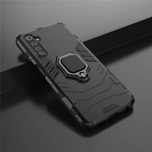 Holder Case For OPPO Realme 6 Pro Capas Hard Bumper Shockproof Ring Stand Phone Cover For Realme 6 Pro Case Realme 6 Pro Fundas