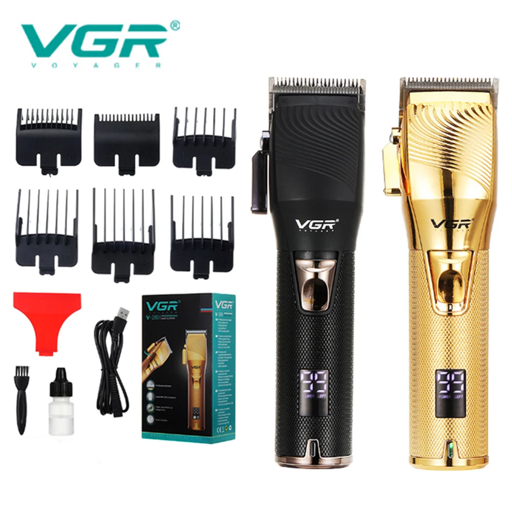 VGR Professional T Shaver Electric Hair Clipper Precision Barber Hair Trimmer for Men Beard Outliner Trimmer Hair Cutting Machin