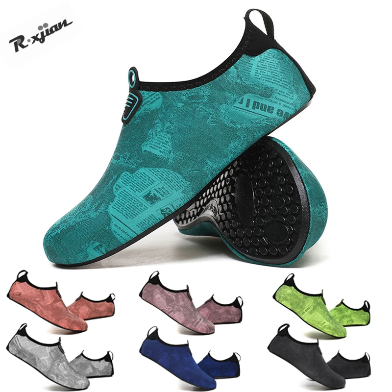 Couple Fitness Yoga Shoes Beach Breathable Wading Swimming Shoe Quick-drying Sports Casual Shoes Creek Fishing Shoes 35-47 Yards