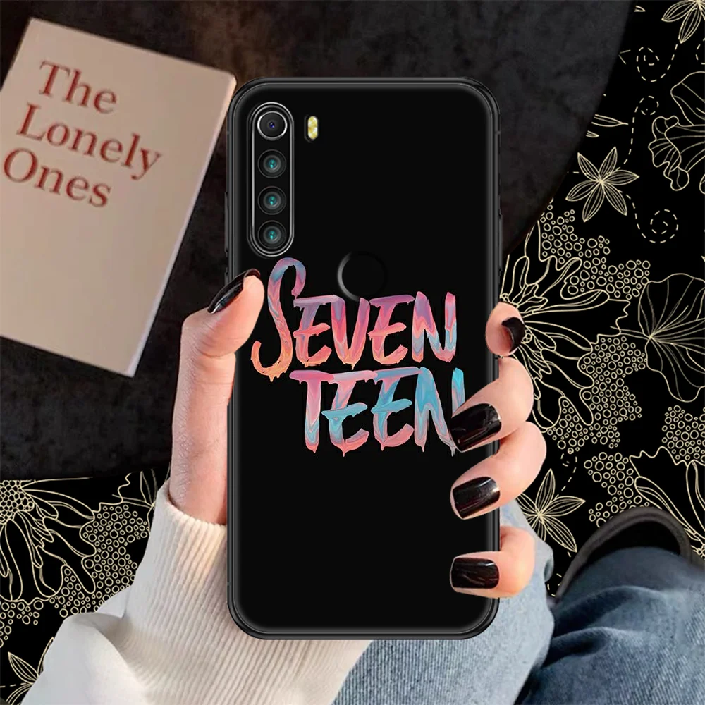Чехол для телефона Seventeen kpop Xiaomi Redmi Note 7 7A 8 8T 9 9A 9S 10 K30 Pro Ультрачерный силиконовый