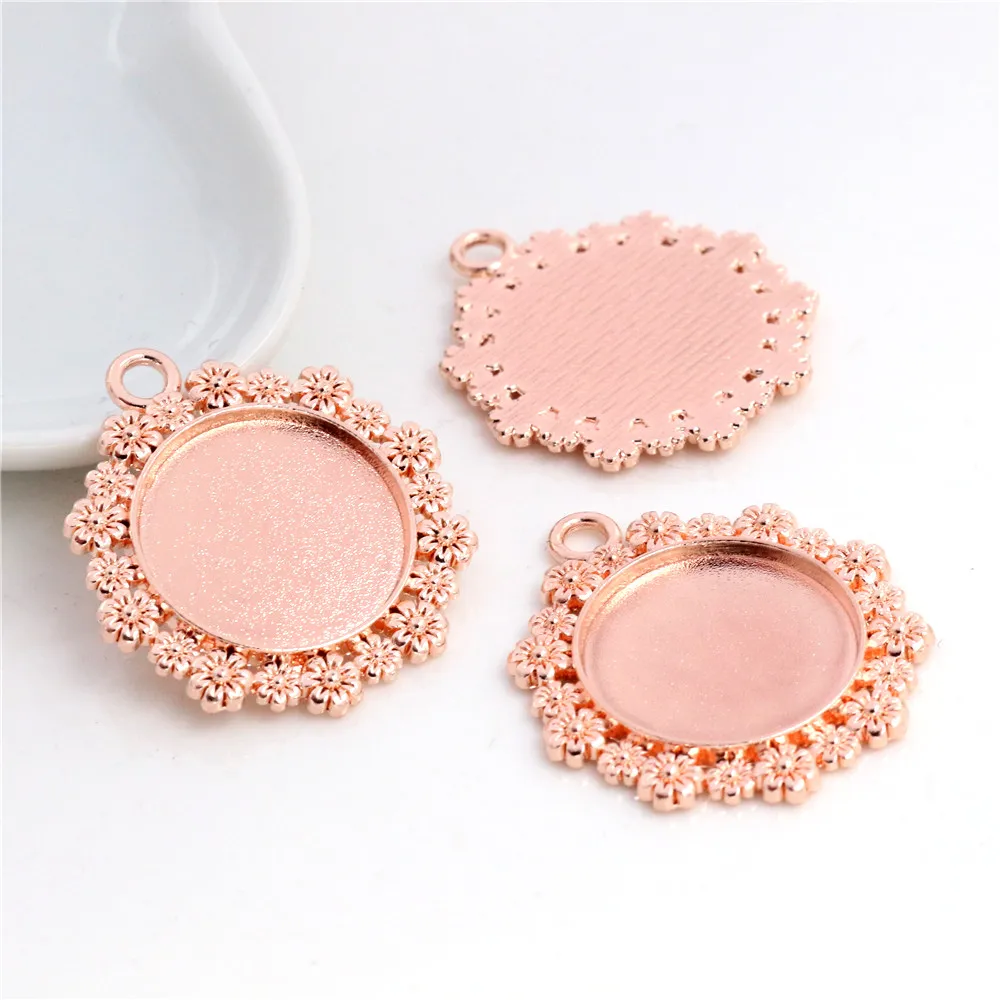 10 шт 20 мм Внутренний размер античный посеребренный розовый золотой черный