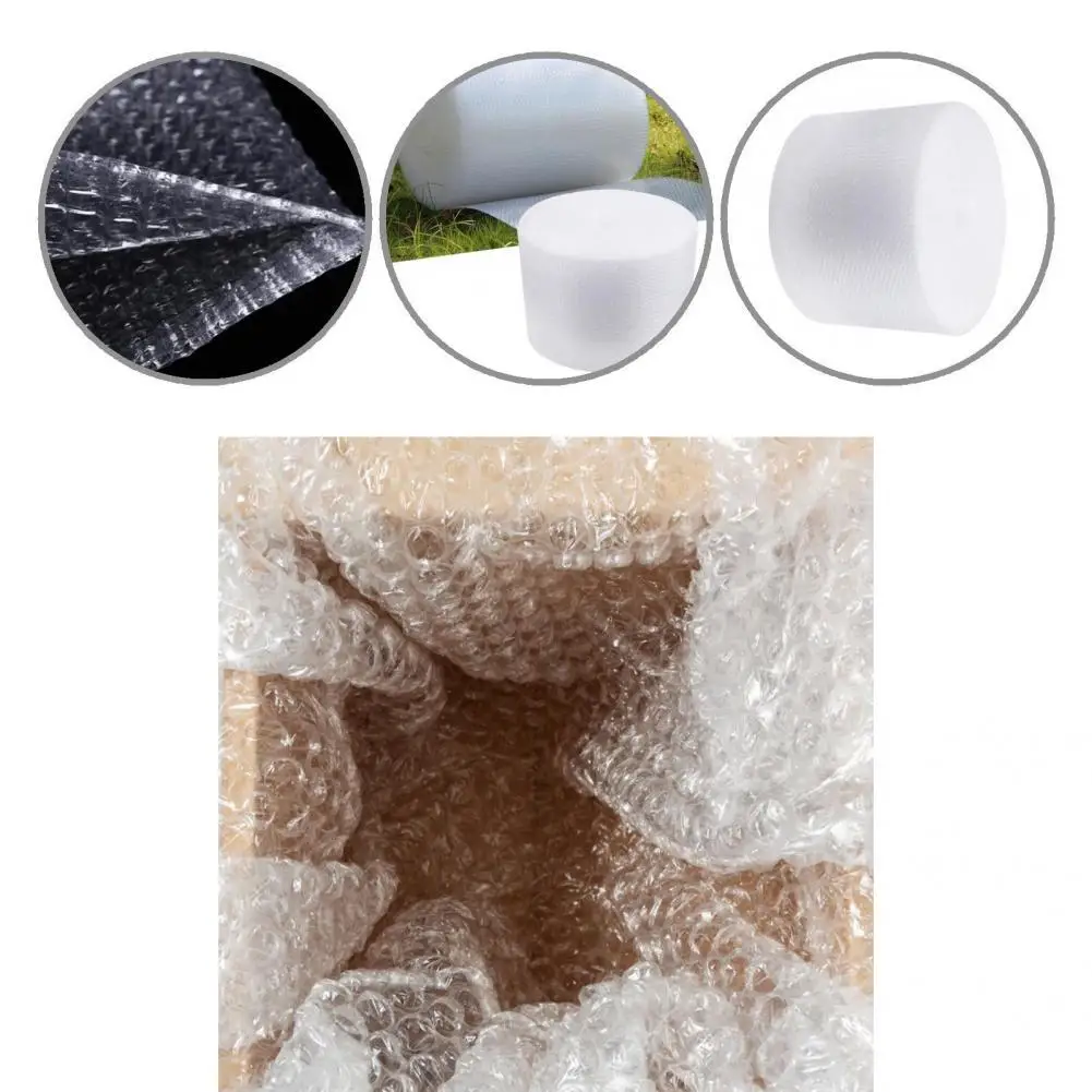 

1 Roll Excellent Double Layer Air Bubble Wrap Roll Bubble Cushioning Roll Practical Air Lock