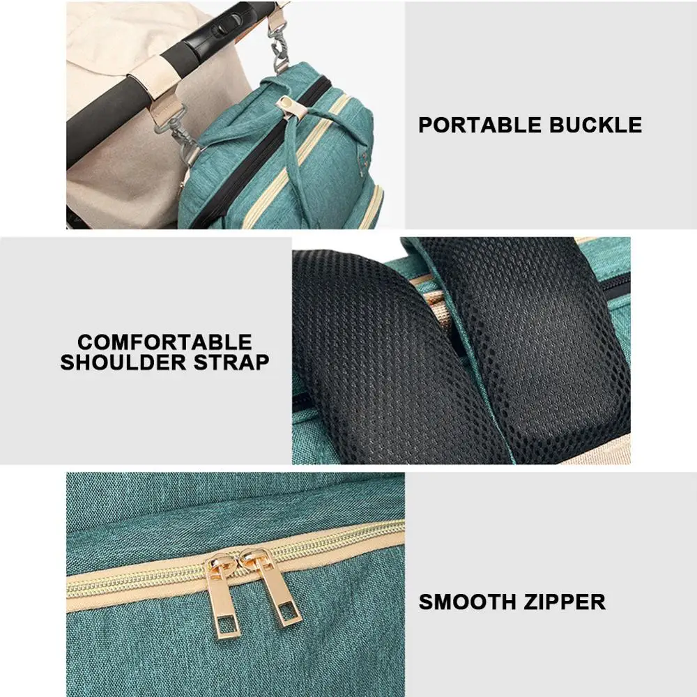 Вместительный рюкзак для мам смены пеленок водонепроницаемая сумка ухода за