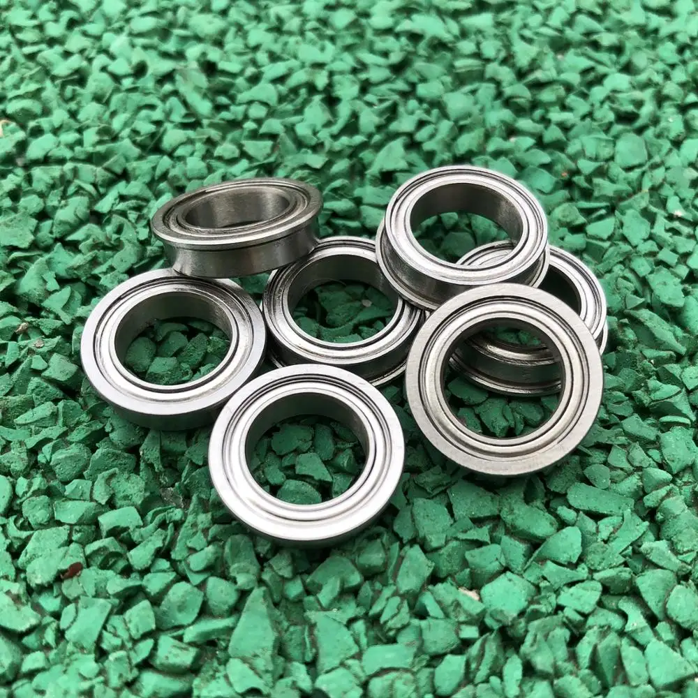 20pcs SF6700ZZ SF6701ZZ SF6702ZZ Shielded Flanged Stainless Steel 440C Thin Wall Deep Groove Ball Bearings image 3
