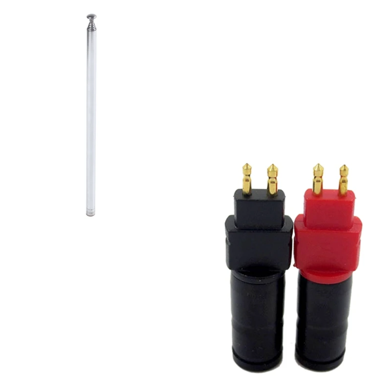 Top 96cm Length 7 Section Telescoping AM FM Radio TV Antenna with 1Pair Earphone Pin Audio Jack Cable Wire Connector Plug | Электроника