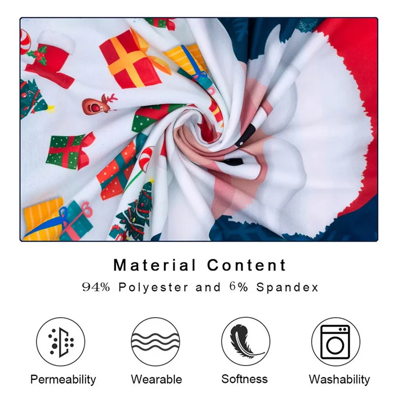 table cloth fashion 2019 Christmas Tablecloth/Chair Cover Holiday element pattern Printing christmas decorations for home #6O11 | Дом и сад