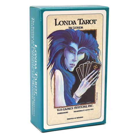 Красивые карты Londa Tarot Out of Print с 78 стилизованными уникальными спирикальными фотографиями с руководством OFP