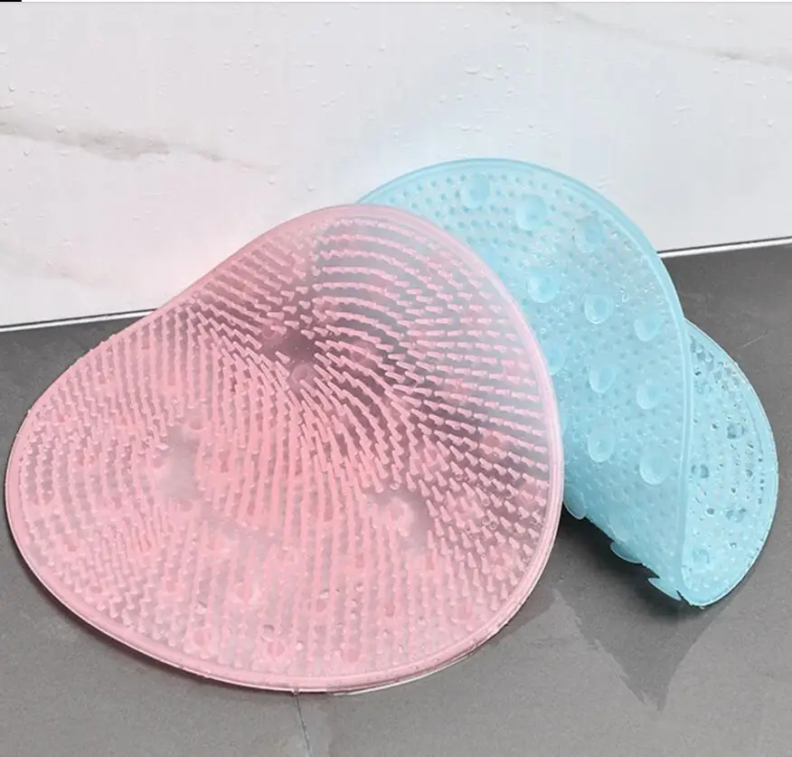 

Silicone Bath Massage Cushion Brush For Lazy Wash Feet Clean Dead Skin Bathroom Artifact Back Cushion Shower Foot 31cm Round