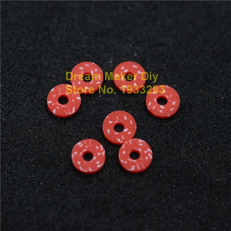 

100G/500G 6mm Polymer Clay Slice Hollow Circle Sprinkles Lovely Confetti for Crafts Making, DIY
