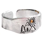 Мужские и женские кольца с изображением солнца и пейзажа