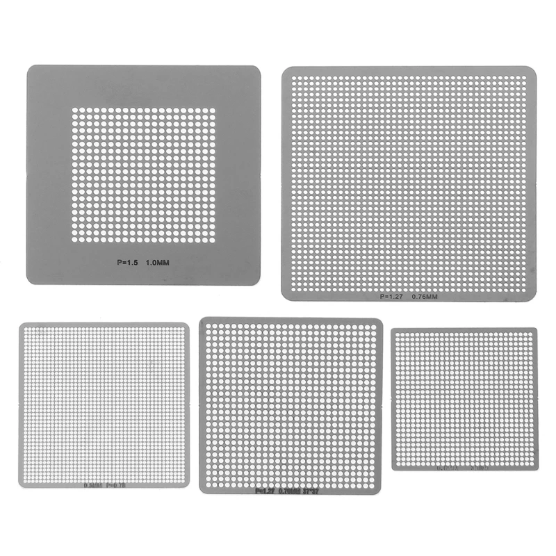27 шт BGA трафареты универсальные прямой обогрев для SMT SMD Chip Rpair 4XFD | Инструменты