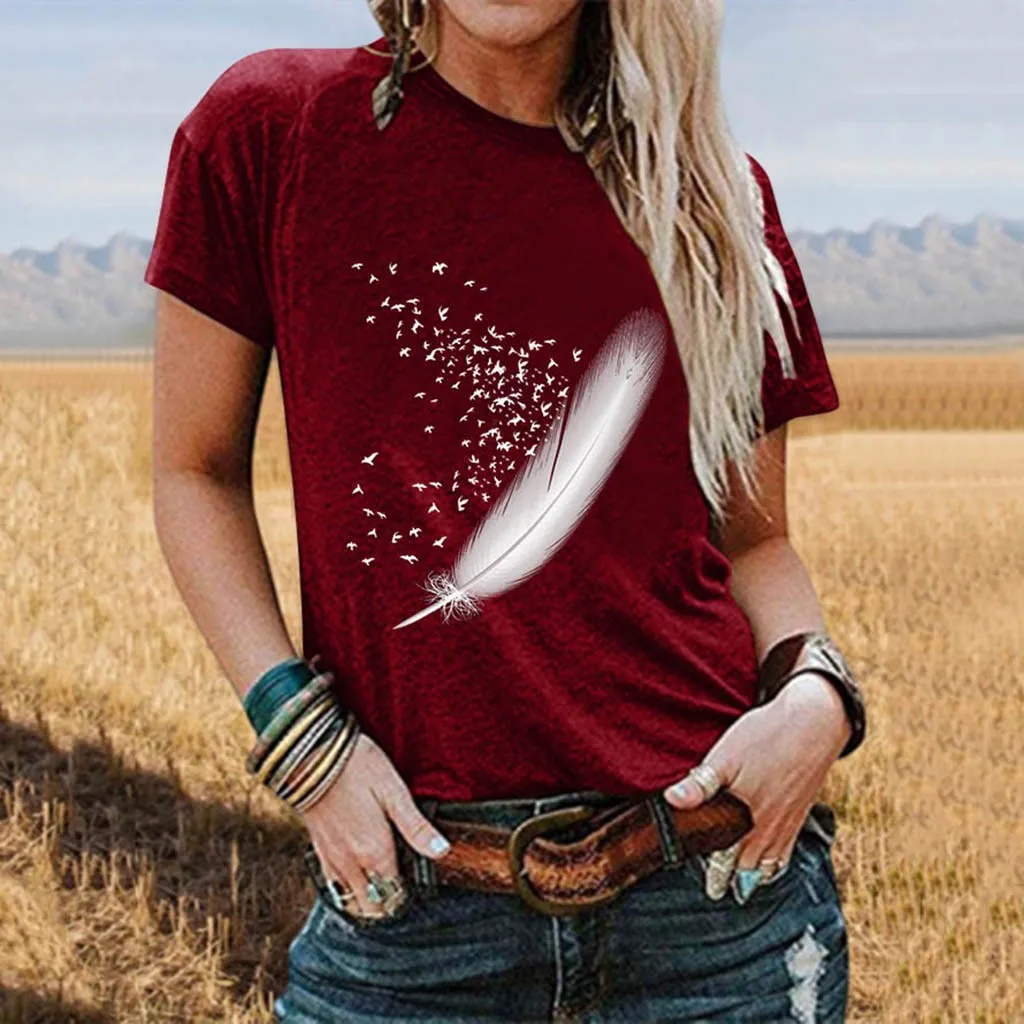 

Модная женская Повседневная забавная блузка с принтом и круглым вырезом для девушек, летняя женская блузка с принтом, топы