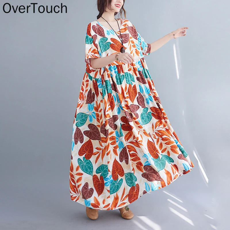 

Plus Size Summer Dress Women Sundress Beach Holiday Floral Lady Vestidos Long Dress Oversize Loose Casual 5XL 6XL 2021