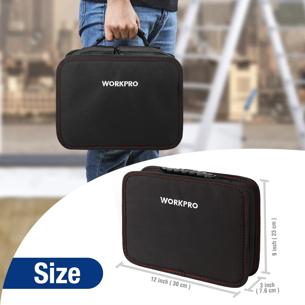 Набор бытовых инструментов WORKPRO 100 408 шт. комплект гаечных ключей с храповым