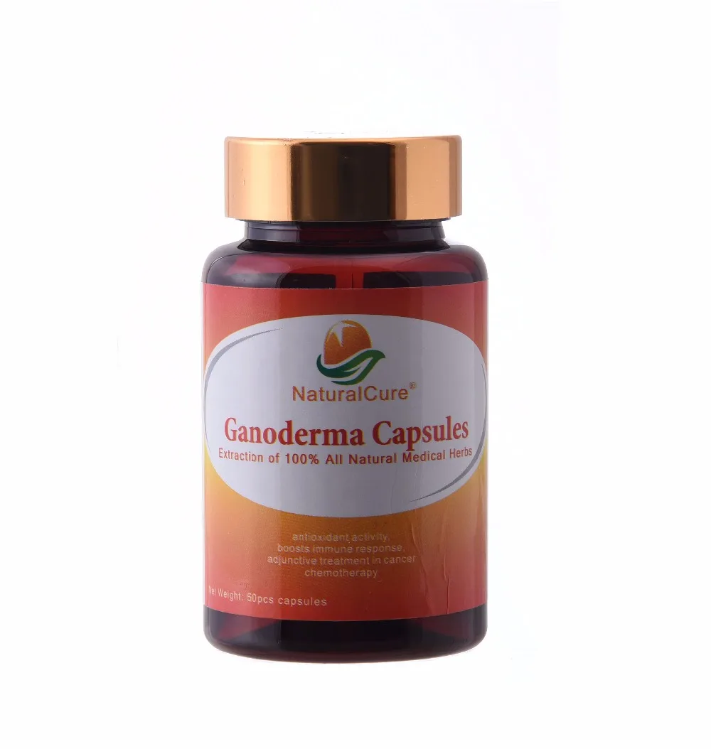 NaturalCure Ganoderma Lucidum Spore порошок в капсулах натуральная травяная экстракция CFDA