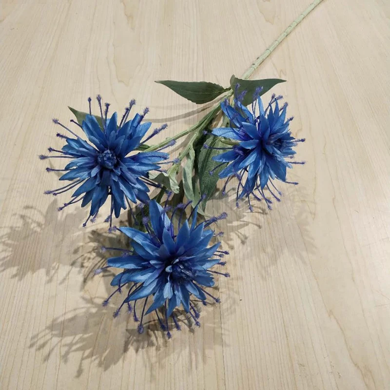 Искусственные хризантемы 1 шт. шелковые цветы для свадебной вечеринки