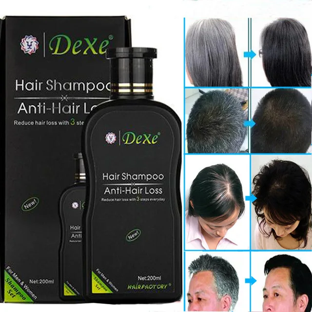 

200ml Dexe Hair Shampoo Set Anti-hair Loss Chinese Herbal Hair Growth Product Prevent Hair Treatment For Men & Women