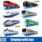 Электропоезд Takara Tomy Tomica Plarail Trackmaster Shinkansen, комплект из трех вагонов, игрушечный миниатюрный автомобиль, 30-40 см
