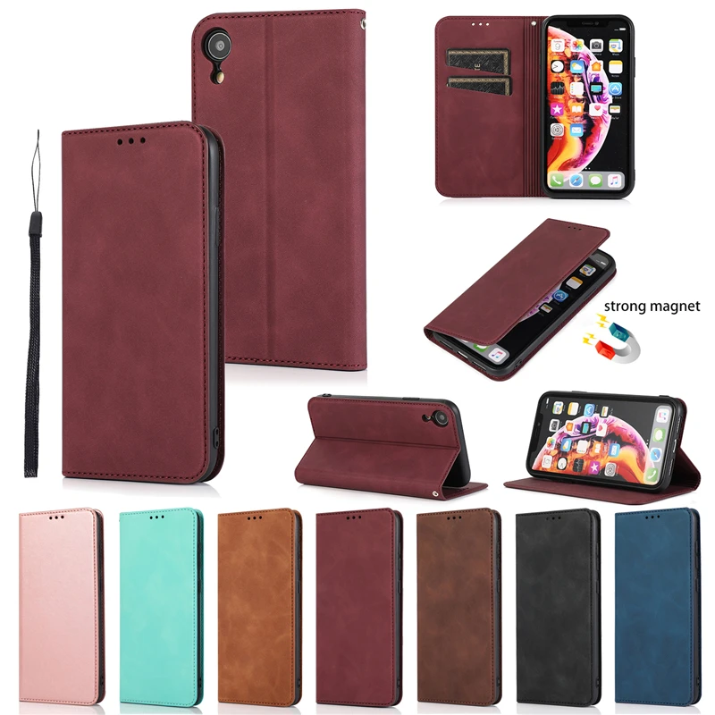 Откидной Магнитный кожаный чехол для iPhone 11 Pro Max SE 2020 XS X XR 7 8 6 6s Plus 5s роскошный