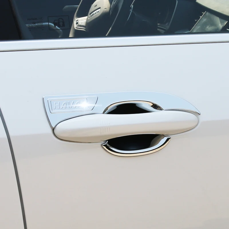 Крышка наружной дверной ручки автомобиля из АБС-хрома защитные крышки наклейки