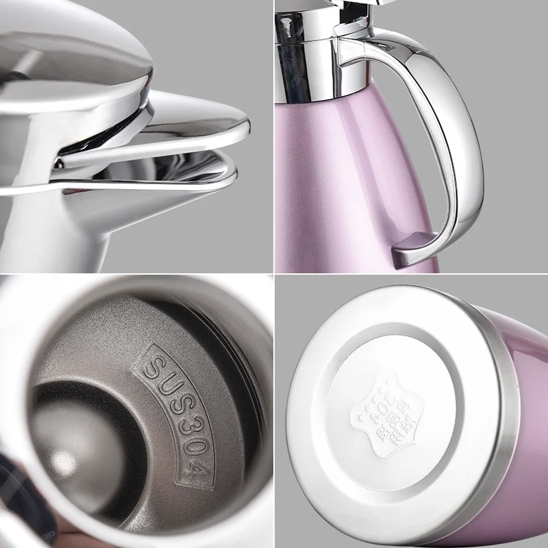 

Stainless Steel Vacuum Insulation Pot Home Thermos Thermos Thermos Thermos Large Capacity Coffee Thermos kettle Thermos