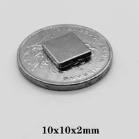 2050100200500pcs f 10x10x2 mm n35 strong square ndfeb rare earth magnet 10102 mm neodymium magnets 10mm x 10mm x 2mm