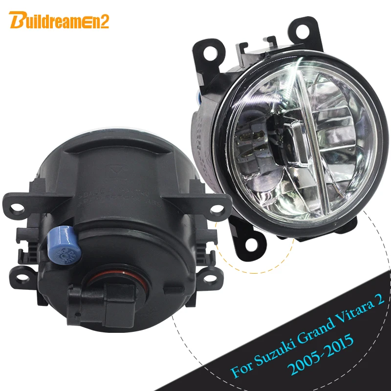 Buildreamen2 Автомобильный светодиодный противотуманный светильник дневного DRL для