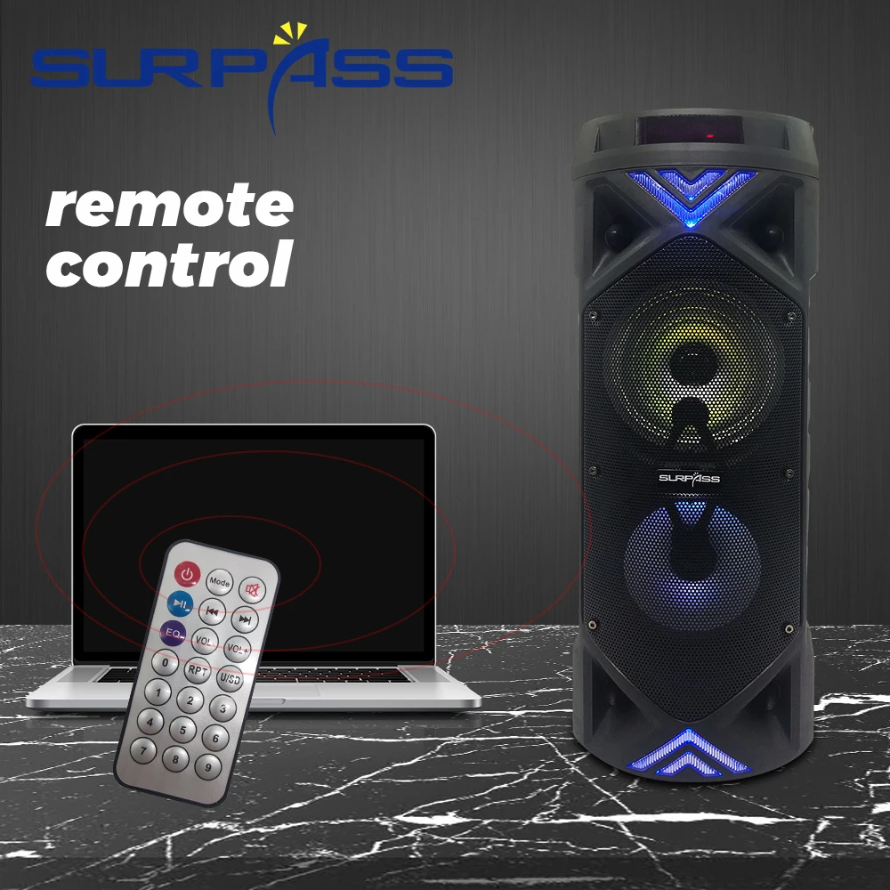 Беспроводная Bluetooth Колонка на колесиках портативная стерео большой мощности