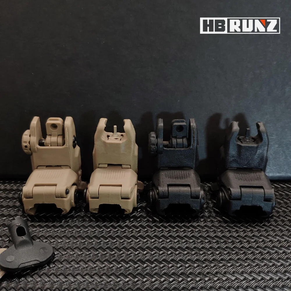 

Magpul MBUS Gen 3 нейлоновый передний и задний прицел для игрушек, водяной гелевый шар Blaster Airsoft AEG GBB