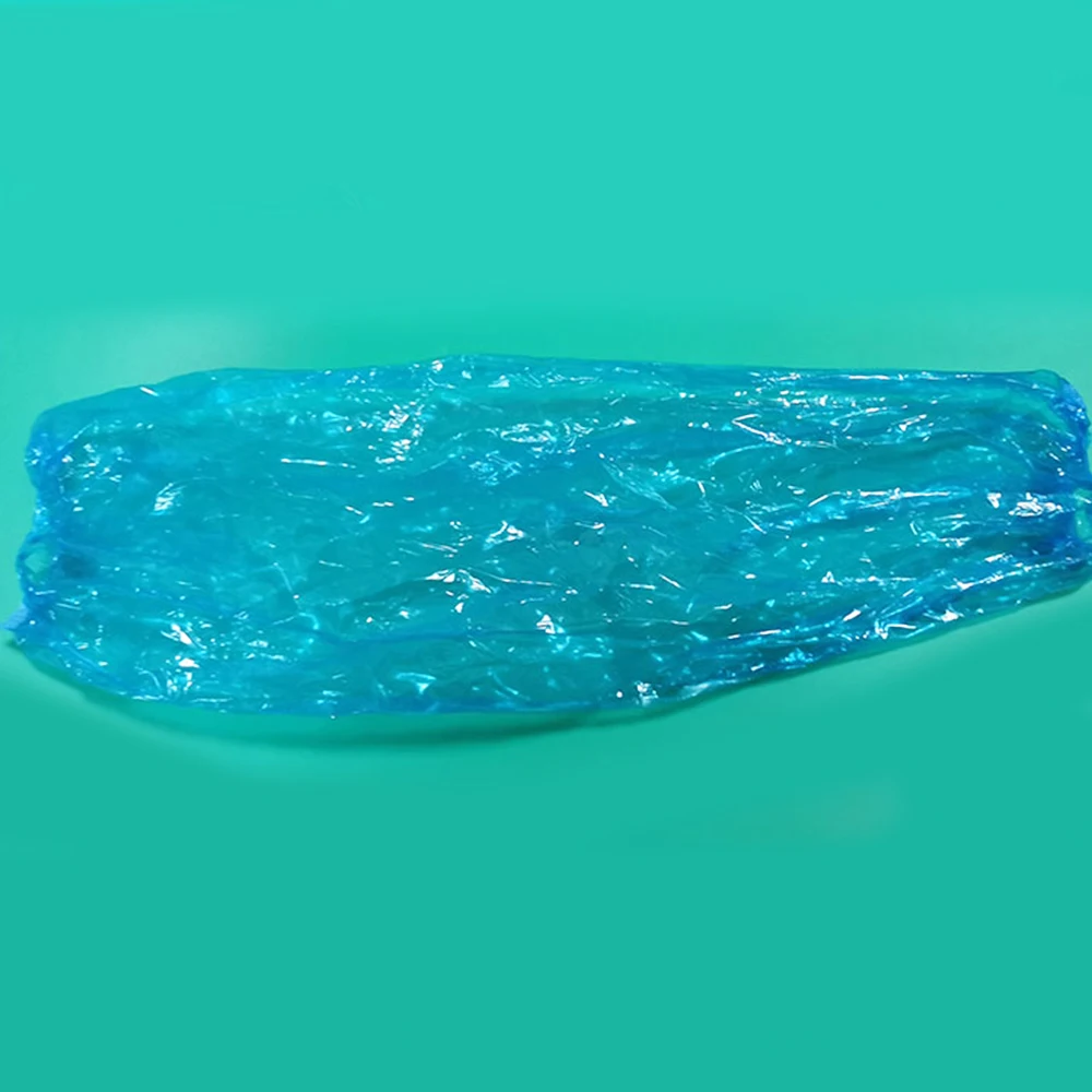 100 шт одноразовые полиэтиленовые пластиковые чехлы для рук маслостойкие