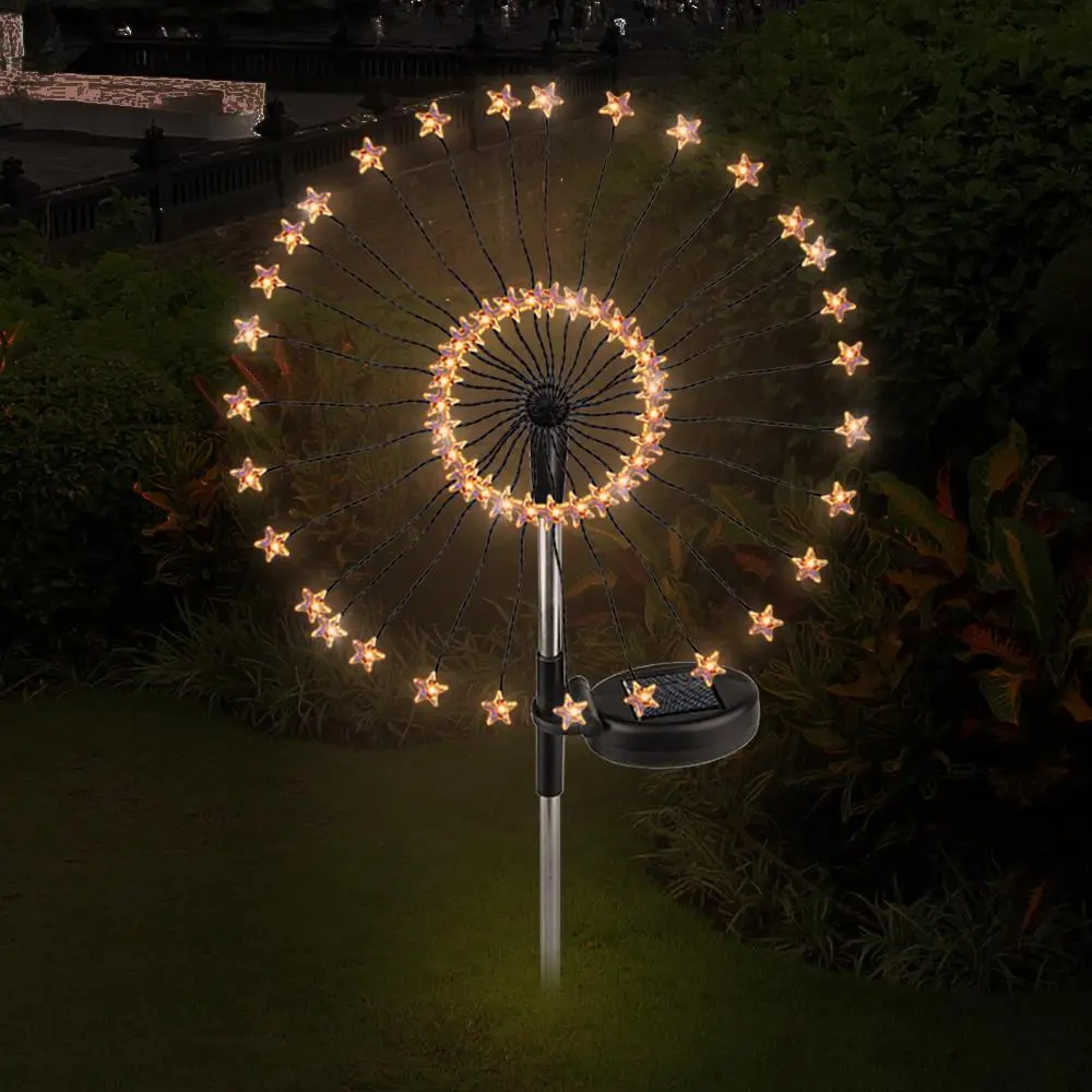 Креативный светильник для сада/двора на солнечной энергии праздничный со