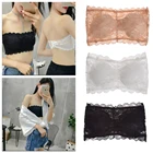 Женский кружевной бюстгальтер с чашками пуш-ап, без бретелек