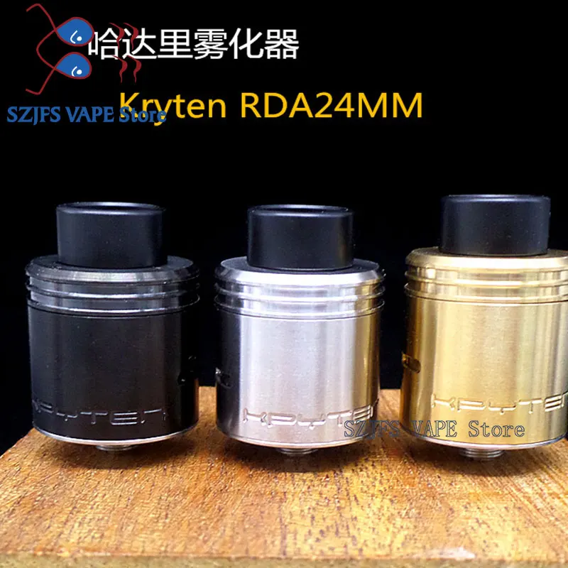Kryten RDA 24 mm Beauty Ring POM PEI steel Heat Sink RTA Vape Tank Atomizer Airflow Accessories fit Dvarw MTL |