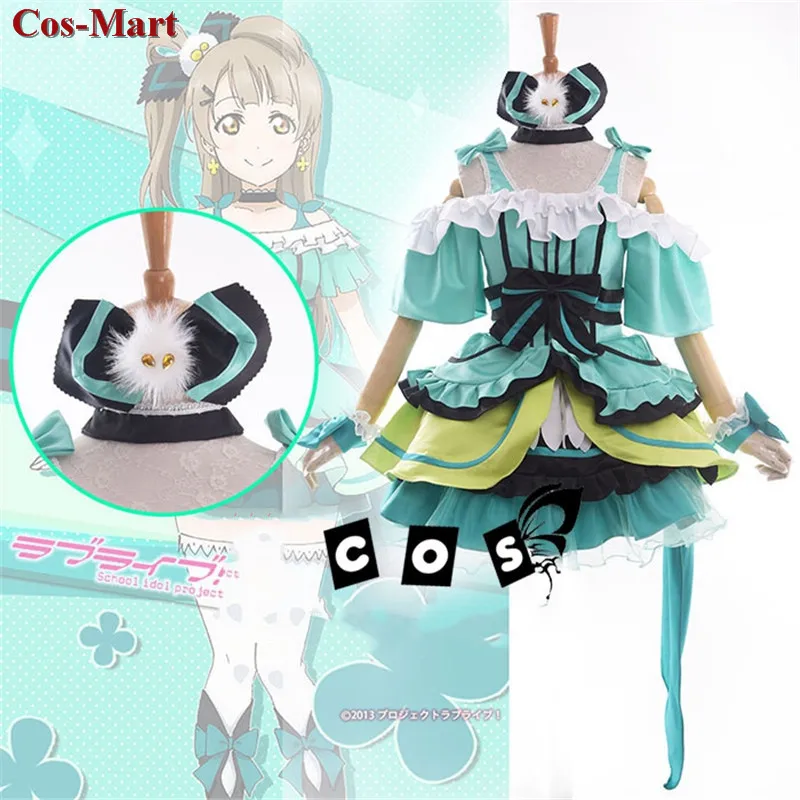 

Cos-Mart Anime LoveLive Minami Kotori Cosplay Costume Kira Kira Sensation SJ Uniform Dress Party Role Play Clothing Custom-Make