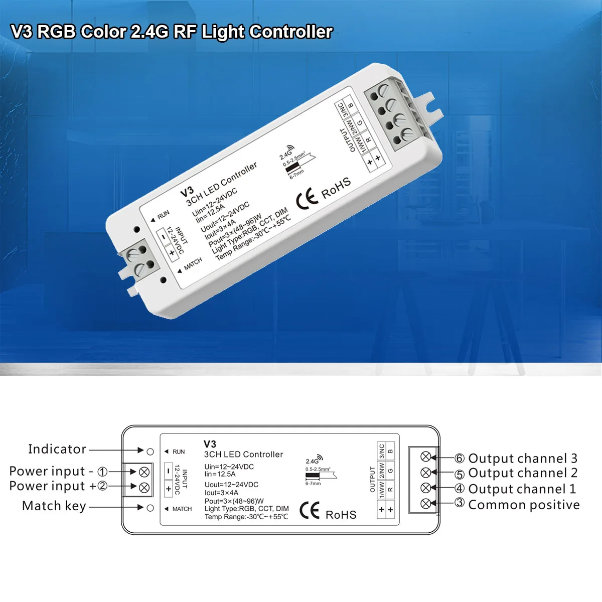 

V3, 12 , 24 , 10 , 2,4 , 4