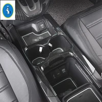 yimaautotrims auto accessory front central control water cup holder frame cover trim fit for honda crv cr v 2017 2020 abs