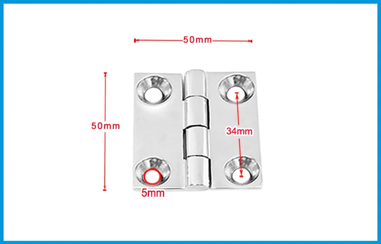 2 шт. тяжелые петли SS 316 50 х50 мм|butt hinge|hinges heavy dutyhardware hinge |