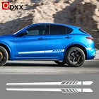 2 шт., автомобильные виниловые наклейки на дверь автомобиля, для Alfa Romeo 159 147 Giulietta Stelvio 4C MITO 156 Giulia Sportiva